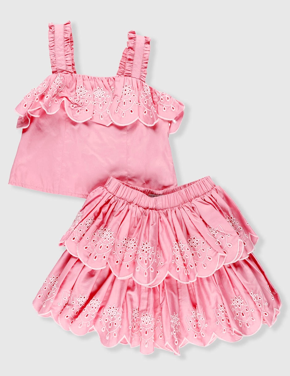 Conjunto de algodón para niña 2 piezas