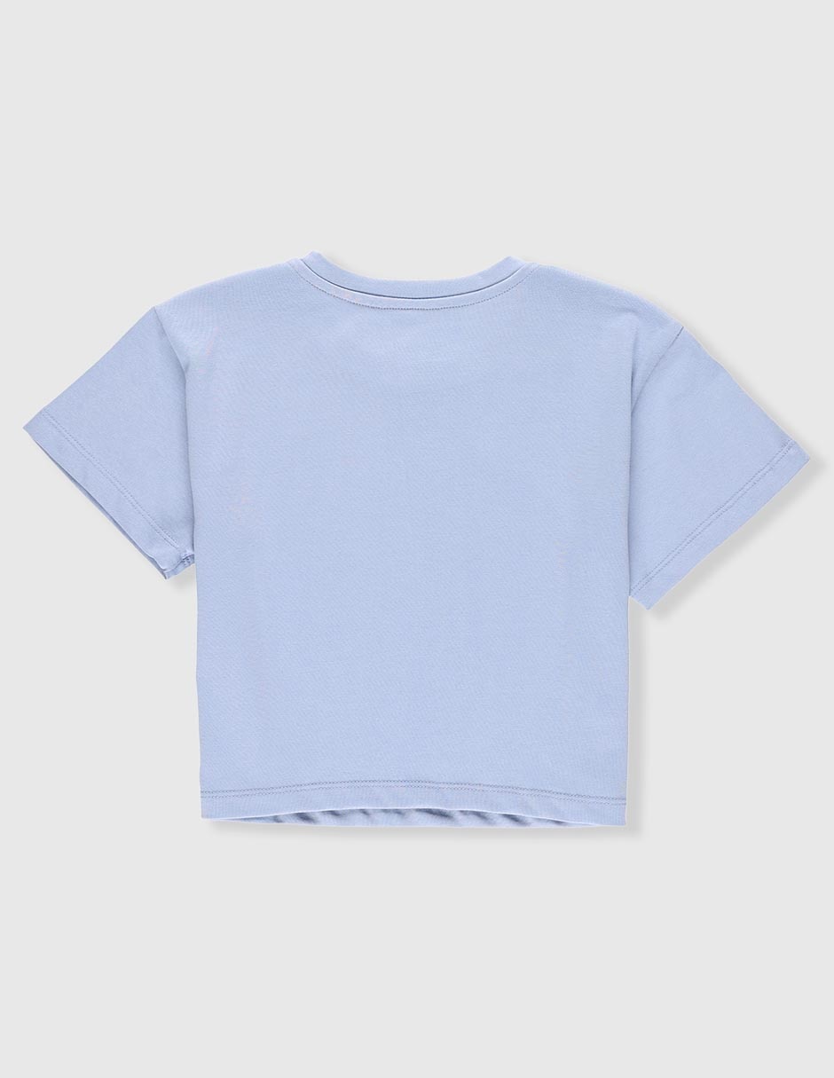 Playera manga corta para niña