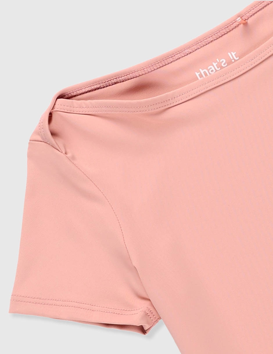 Playera manga corta para niña