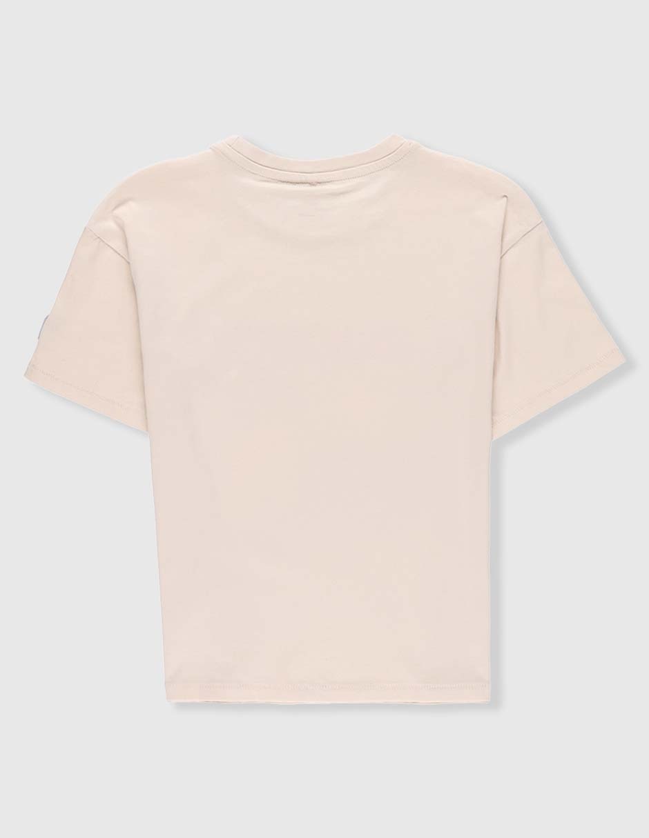 Playera manga corta para niña