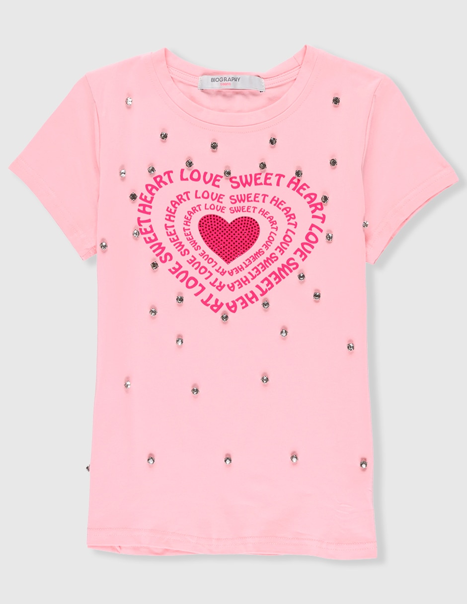 Playera manga corta para niña 1