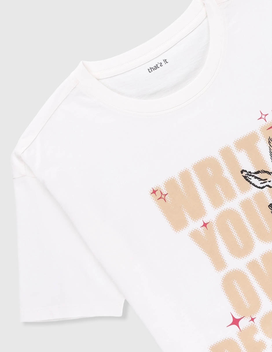 Playera manga corta para niña 3
