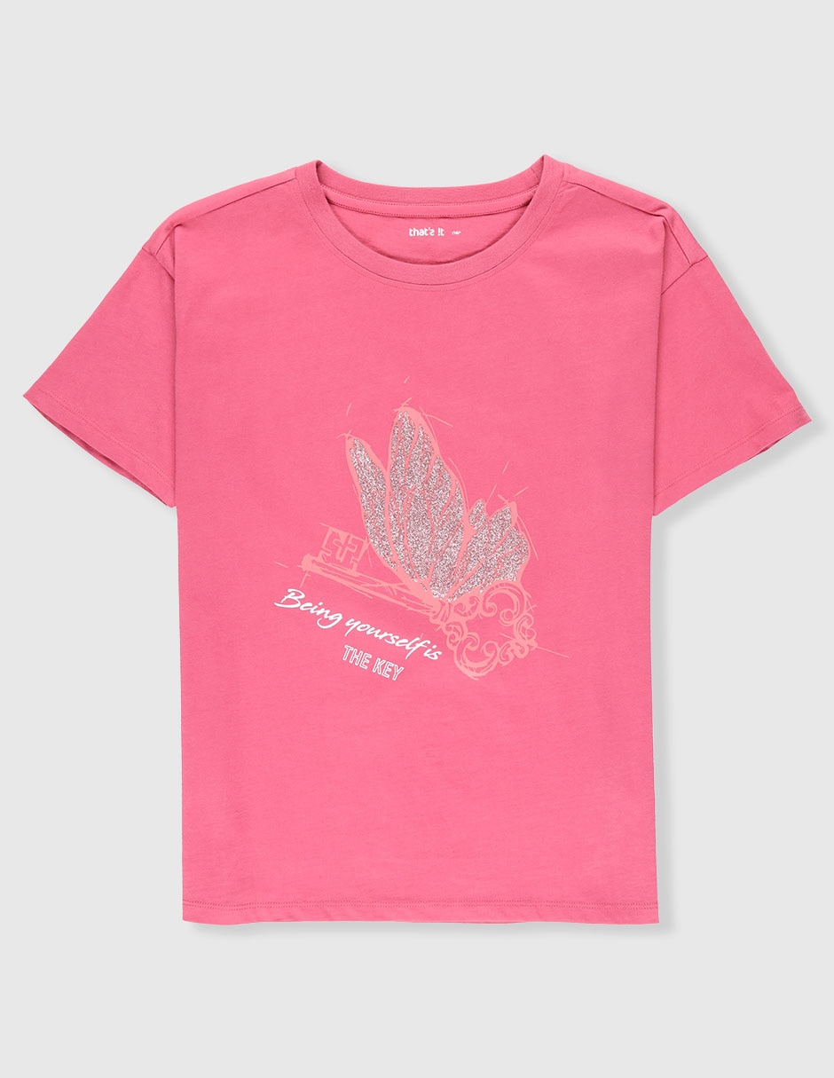 Playera manga corta para niña Playera manga corta para niña