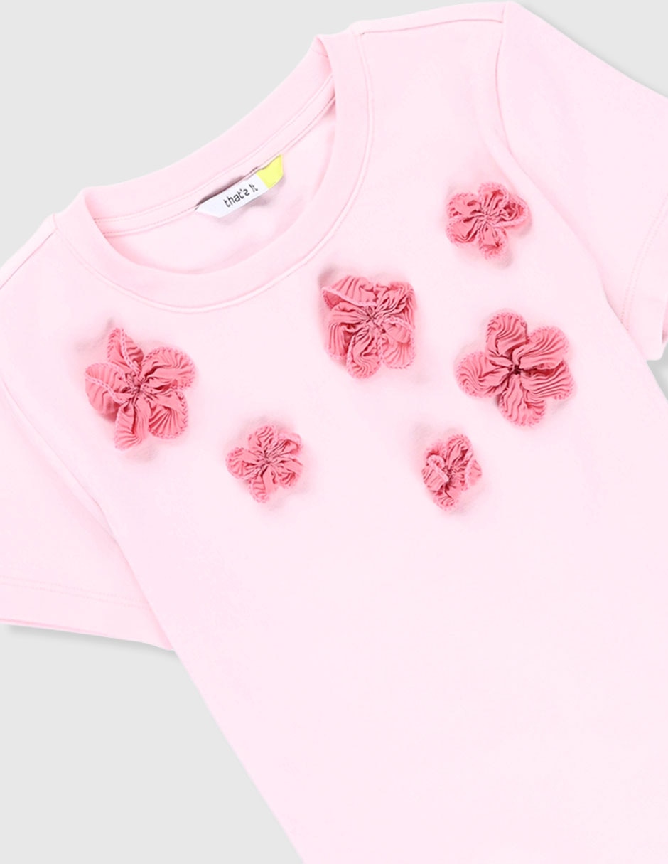 Playera That's It manga corta para niña