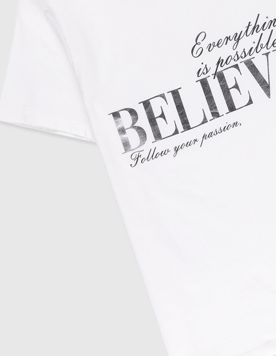 Playera manga corta para niña 4