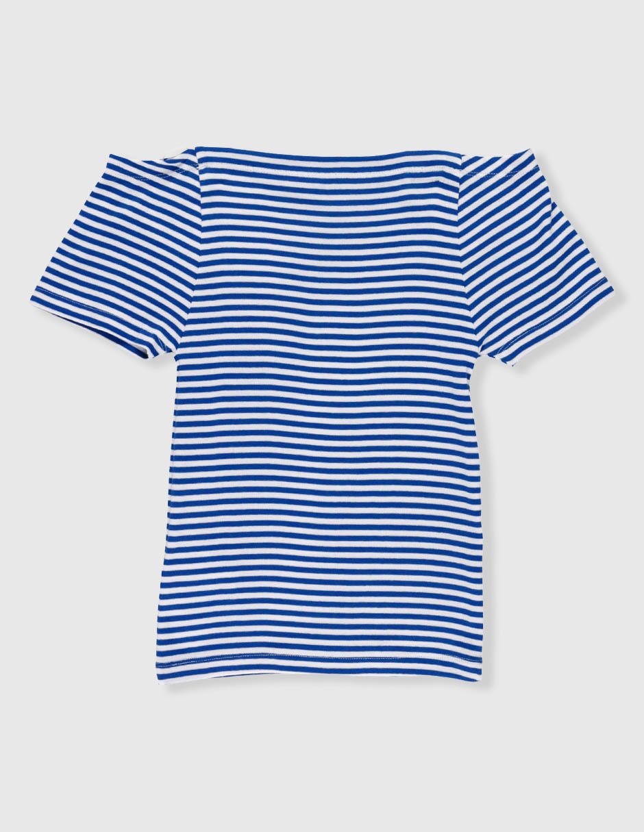 Playera tank manga corta para niña 4