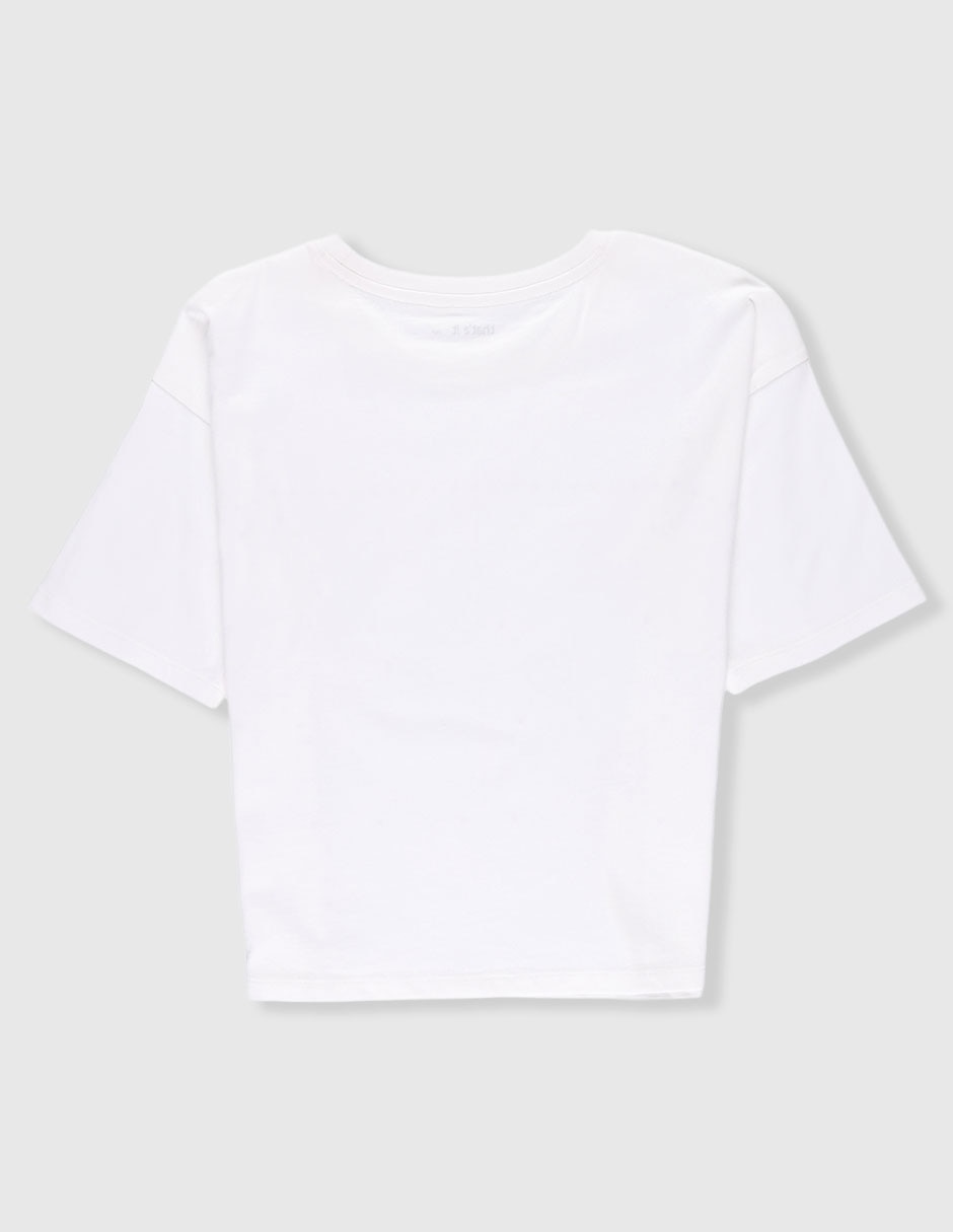 Playera manga corta para niña