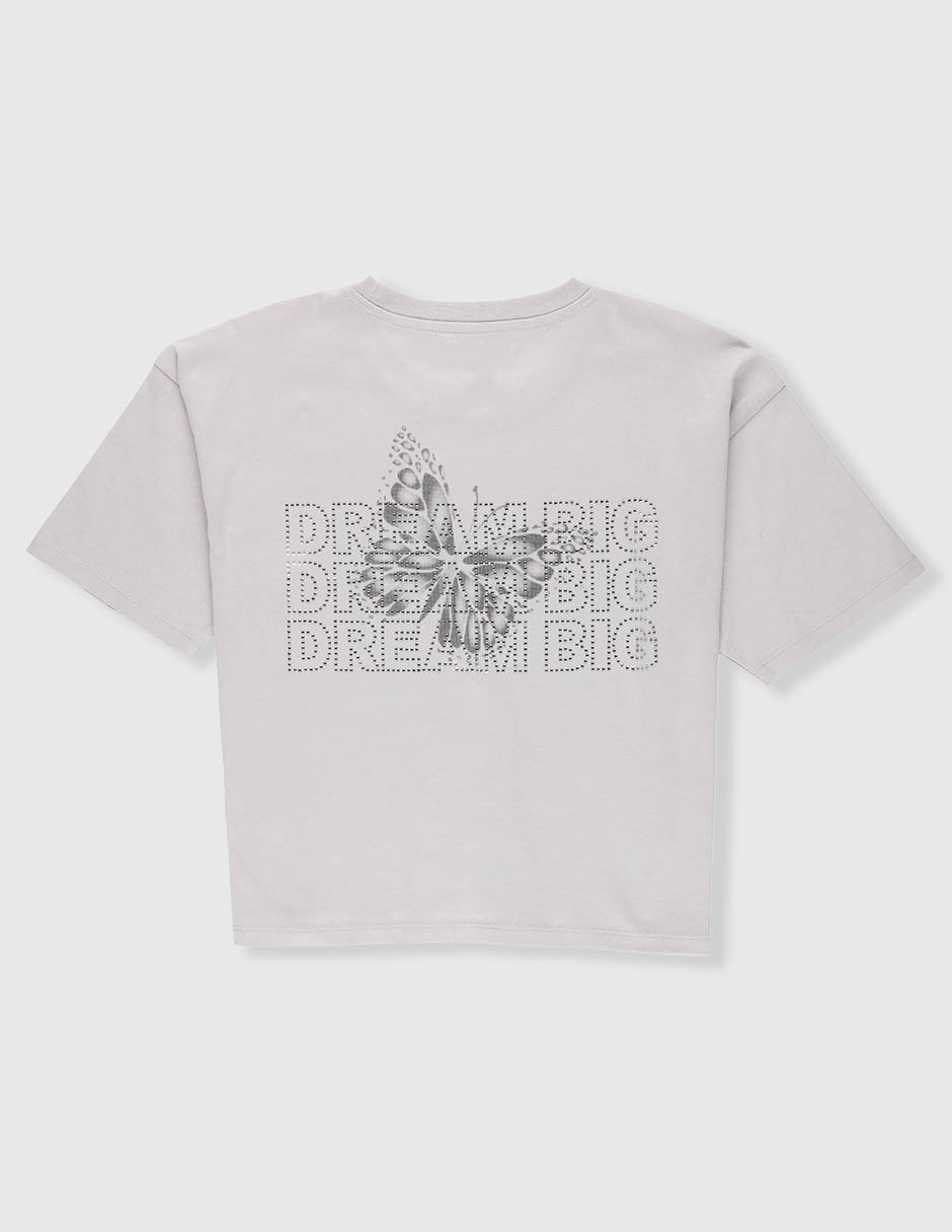 Playera manga corta para niña