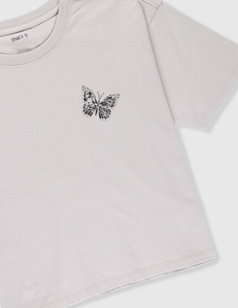 Playera manga corta para niña