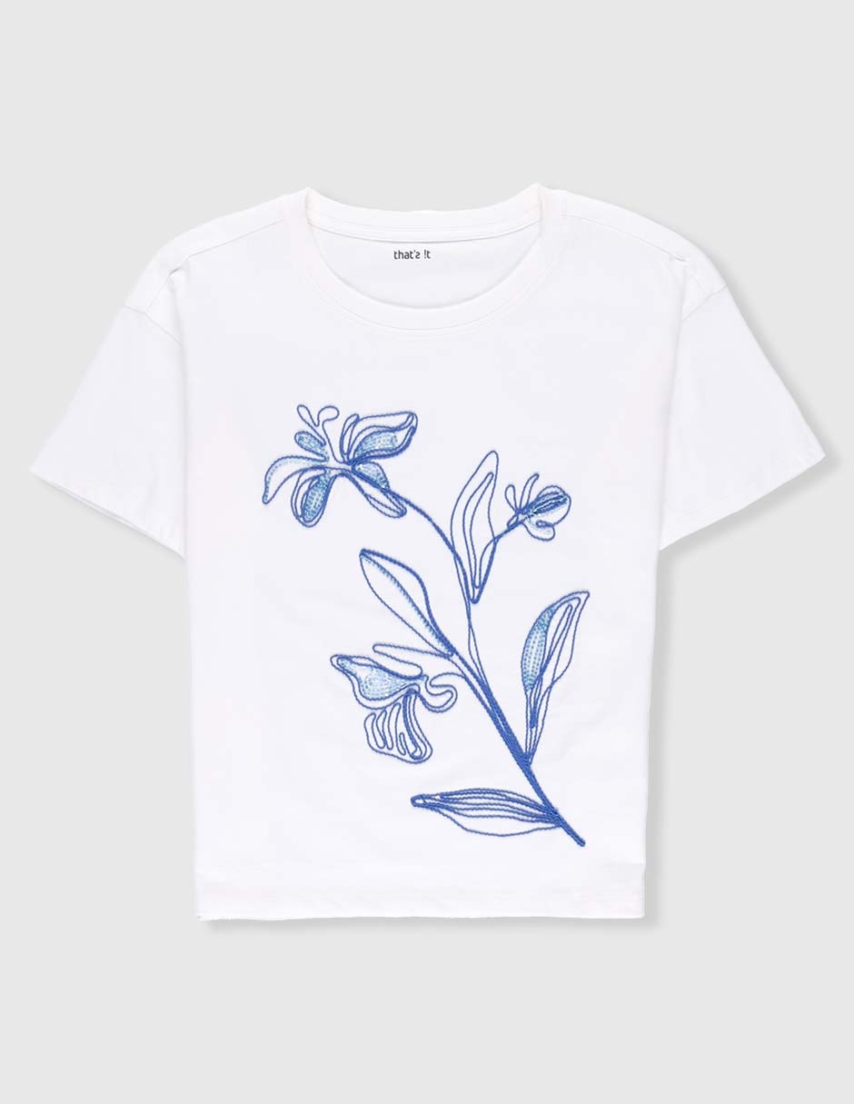 Playera manga corta para niña Playera manga corta para niña