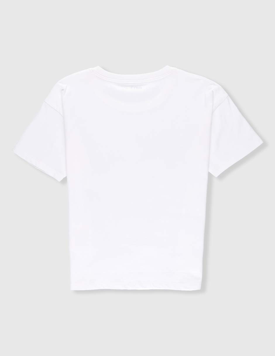 Playera manga corta para niña