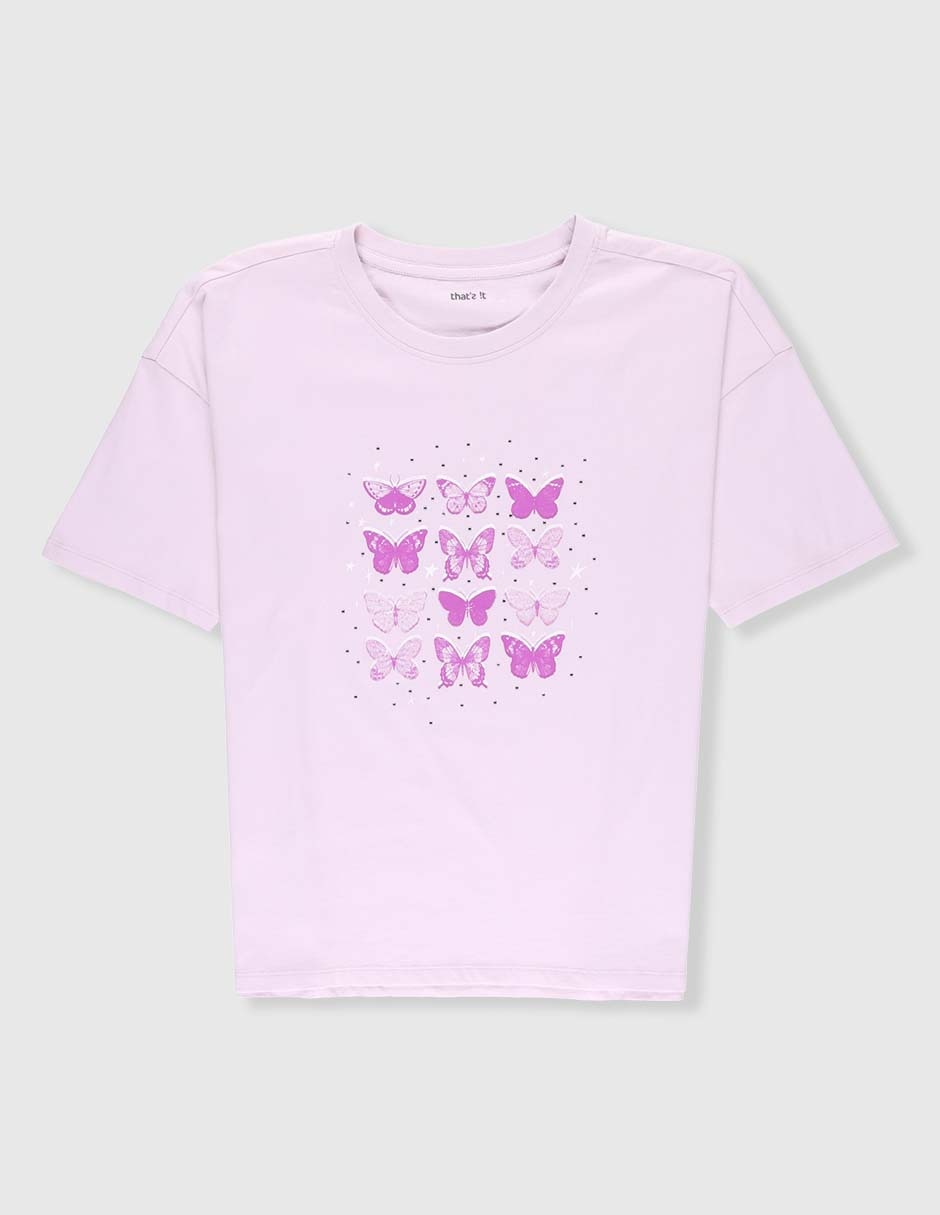 Playera manga corta para niña Playera manga corta para niña