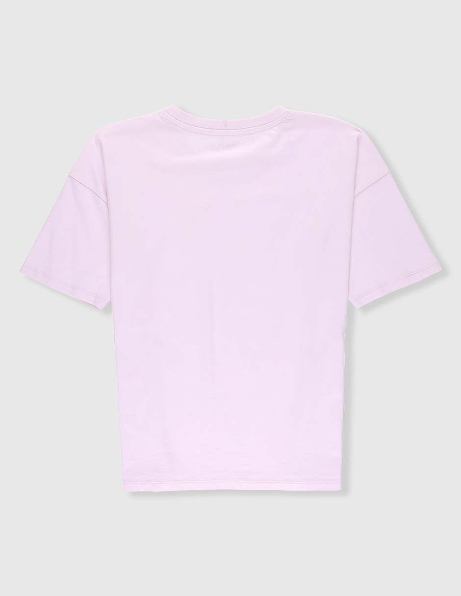 Playera manga corta para niña
