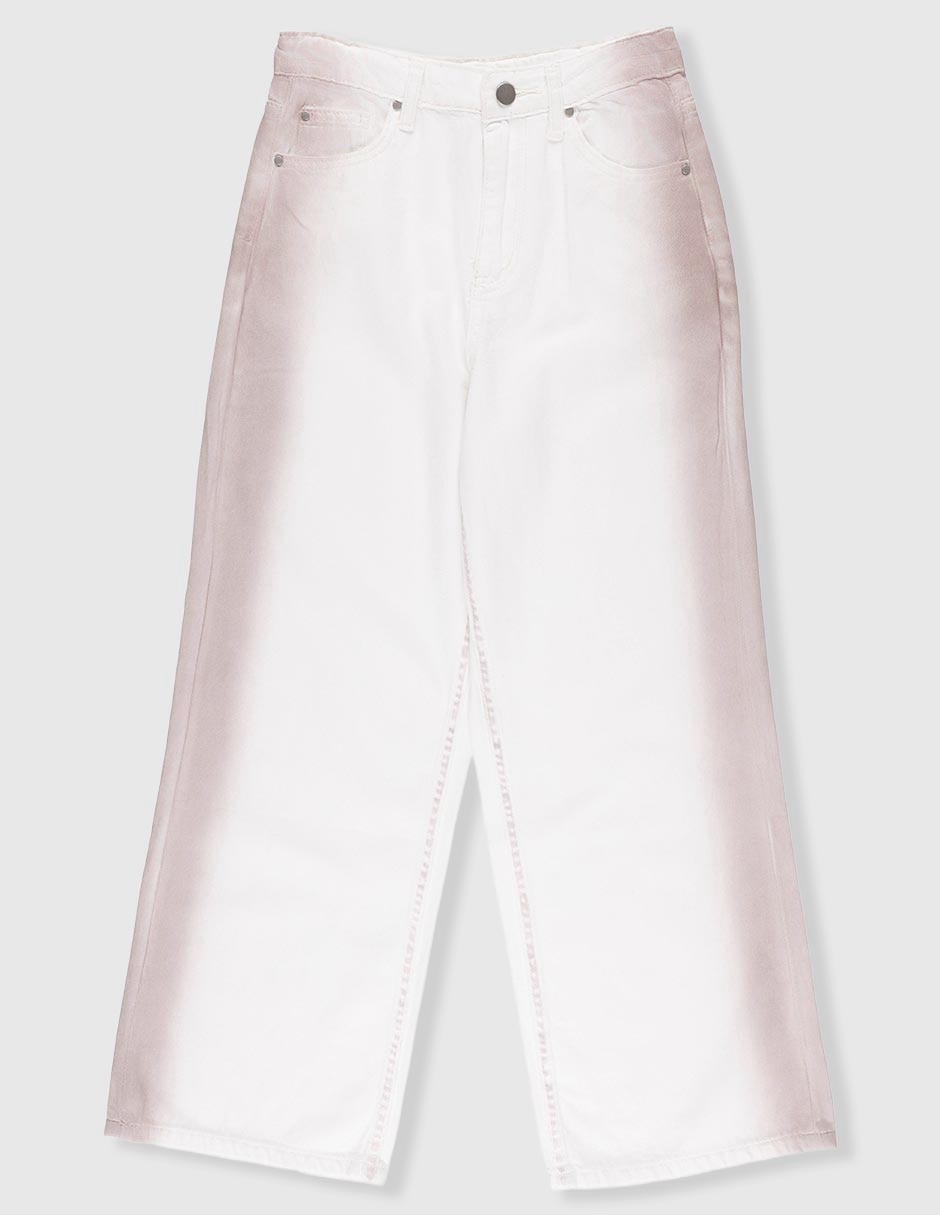 Jeans straight That's It deslavado para niña