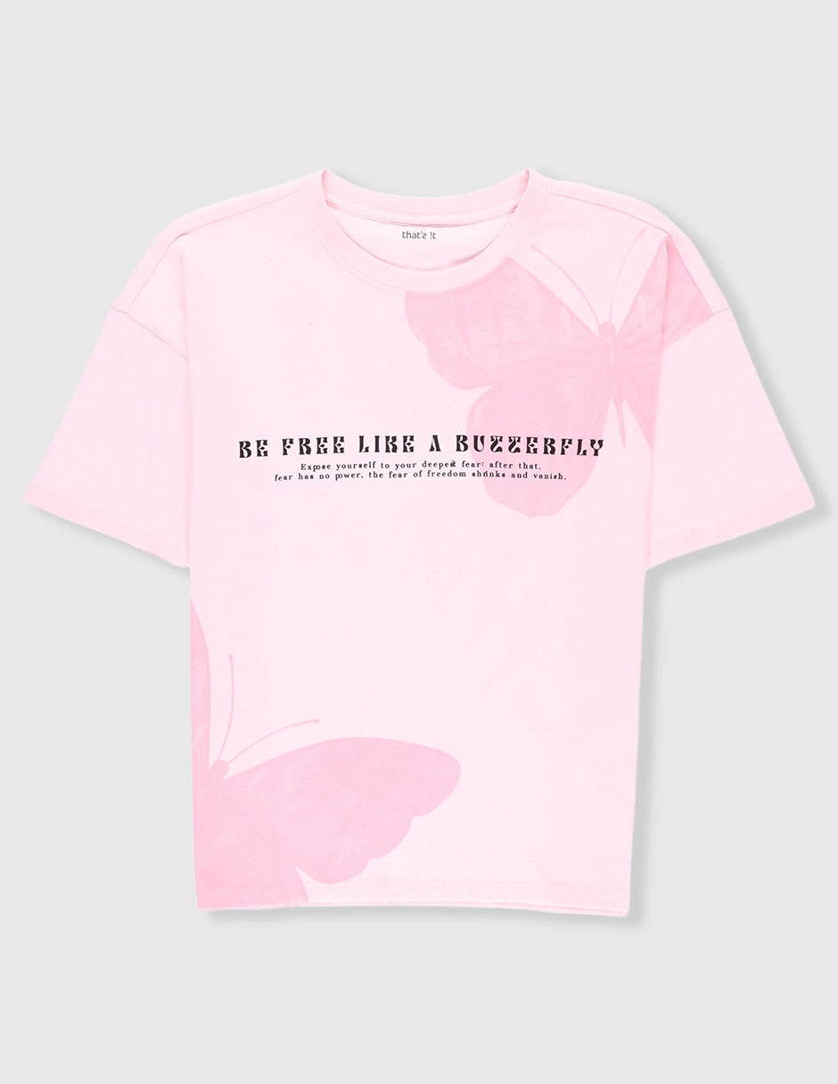 Playera manga corta para niña Playera manga corta para niña