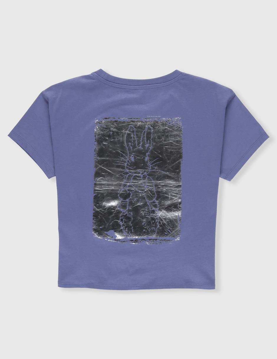 Playera manga corta para niña