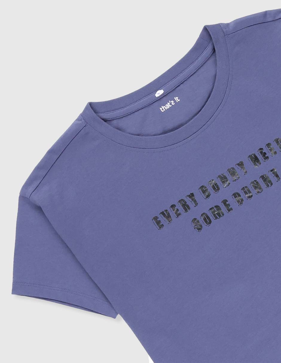 Playera manga corta para niña