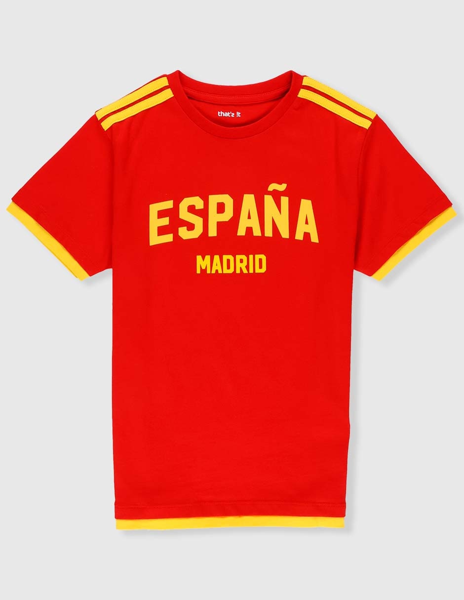 Playera That's It España manga corta para niña