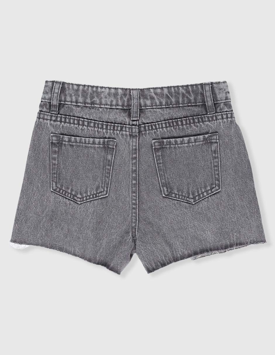 Falda short That's It de mezclilla para niña