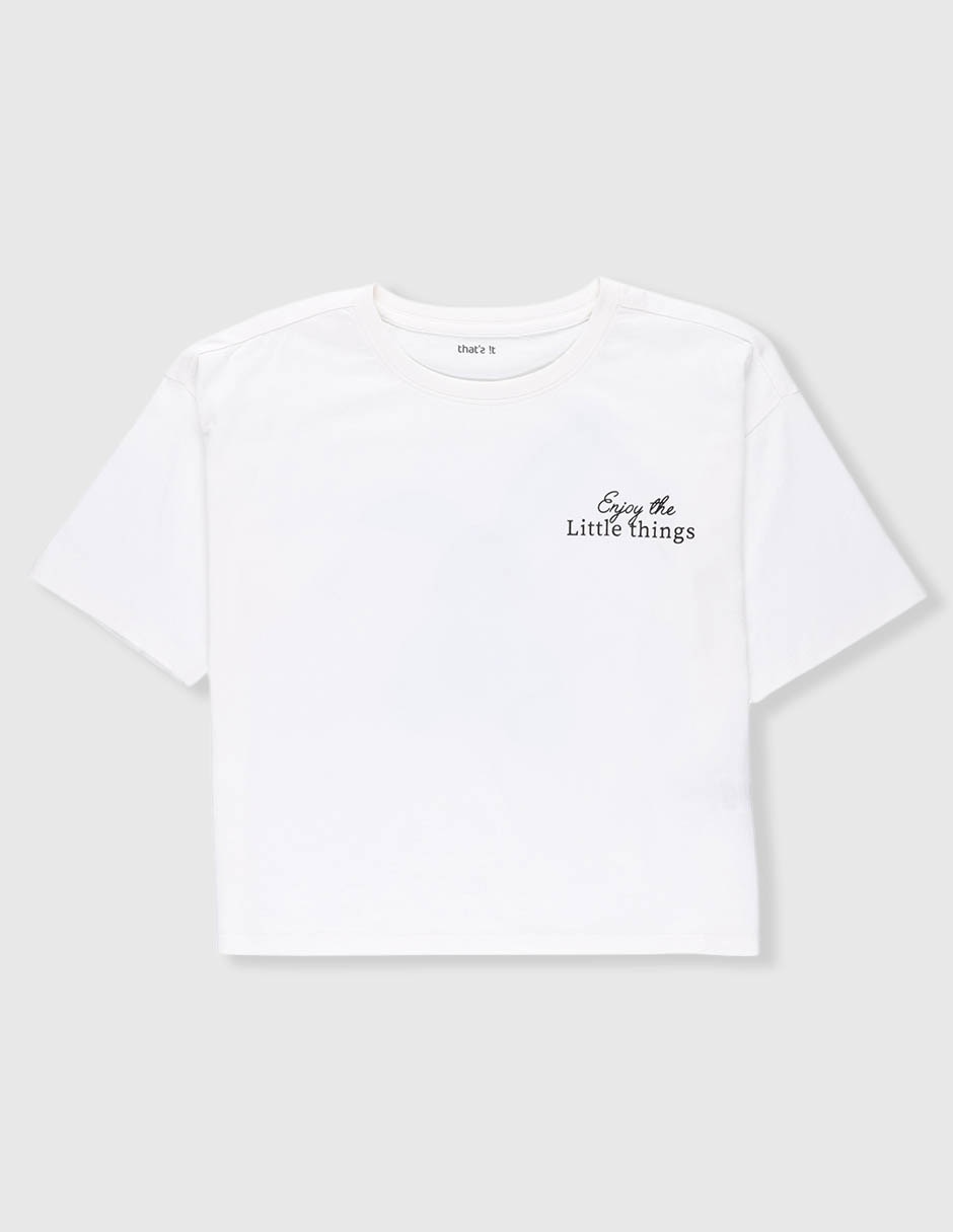 Playera manga corta para niña Playera manga corta para niña