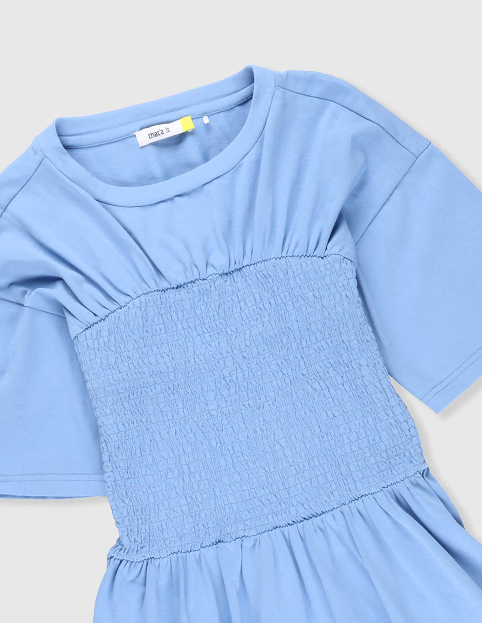 Vestido blusón manga amplia para niña 4