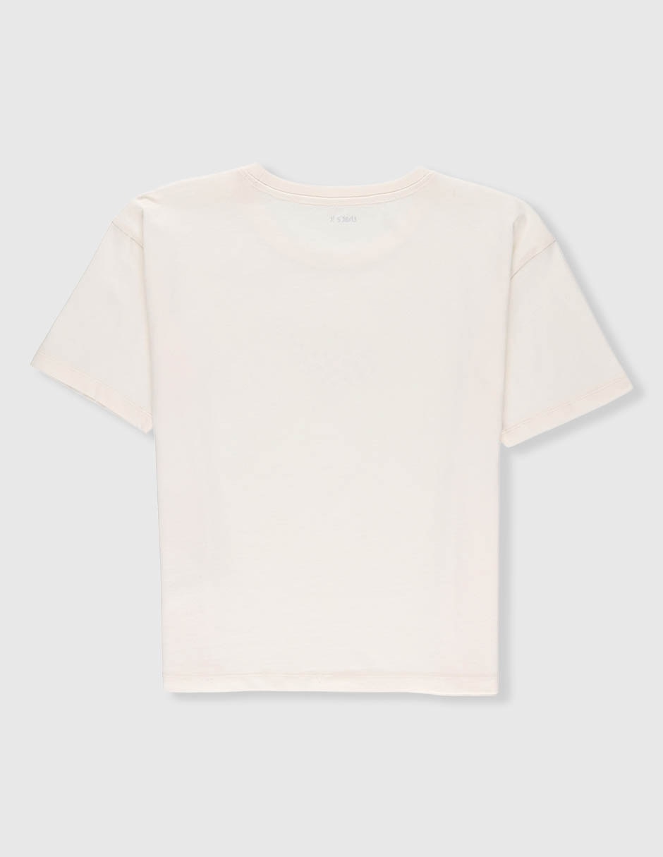 Playera manga corta para niña