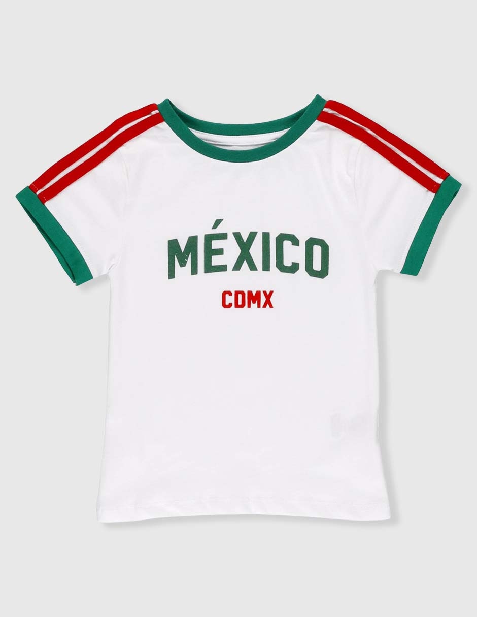 Playera that's it méxico manga corta para niña