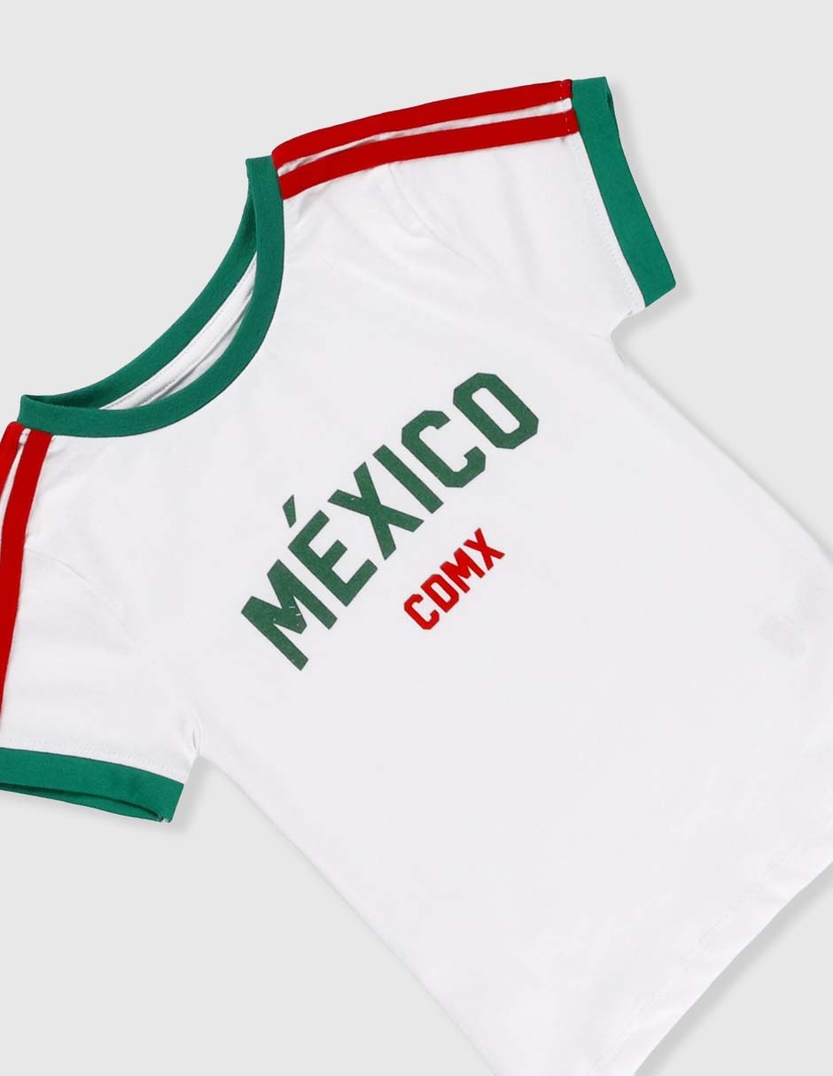 Playera that's it méxico manga corta para niña