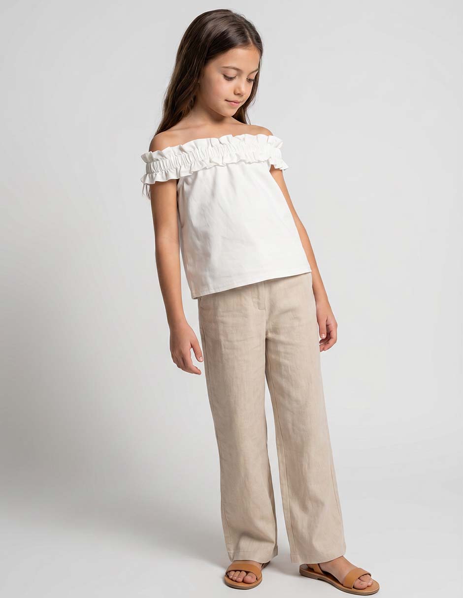 Blusa para niña