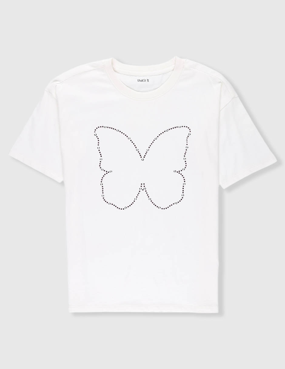 Playera manga corta para niña Playera manga corta para niña