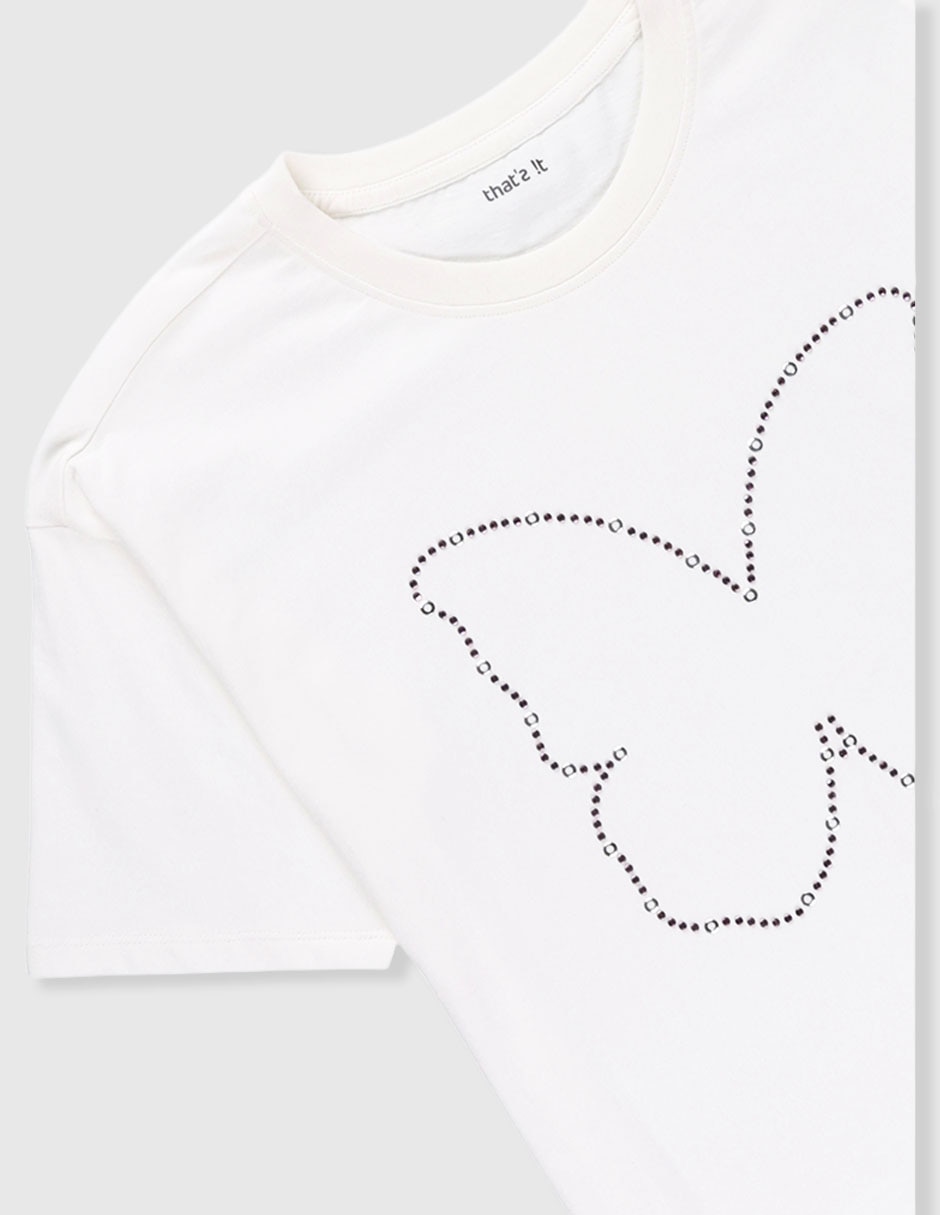 Playera manga corta para niña