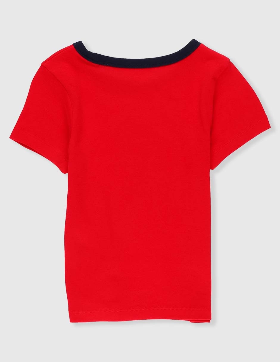 Playera manga corta para niña