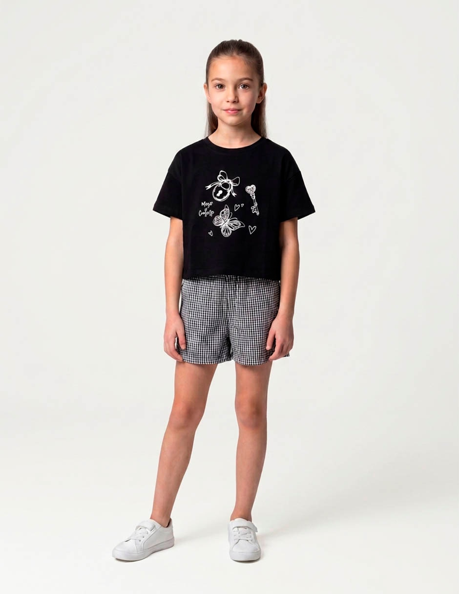 Conjunto de algodón para niña 5