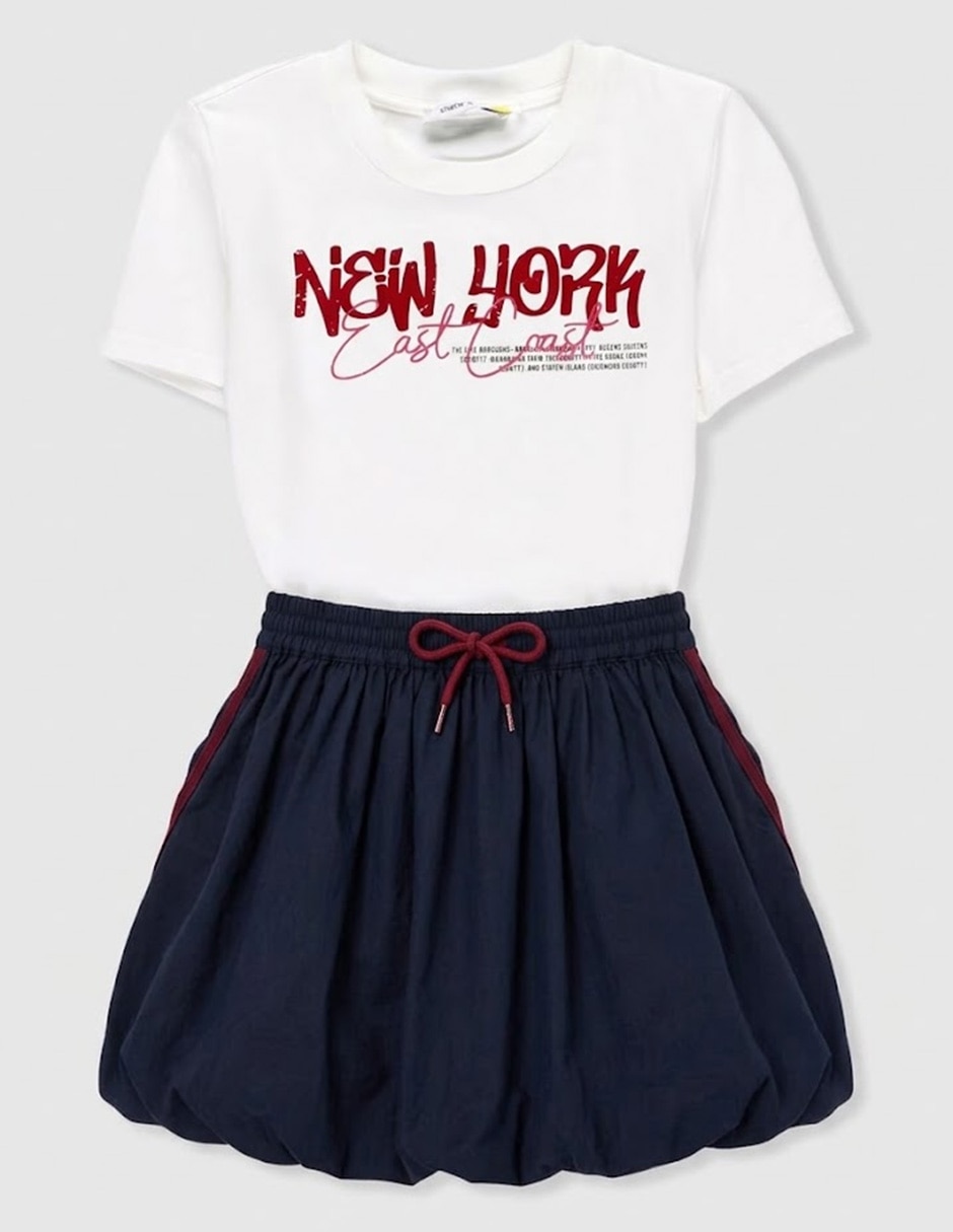 Conjunto de algodón para niña Conjunto de algodón para niña