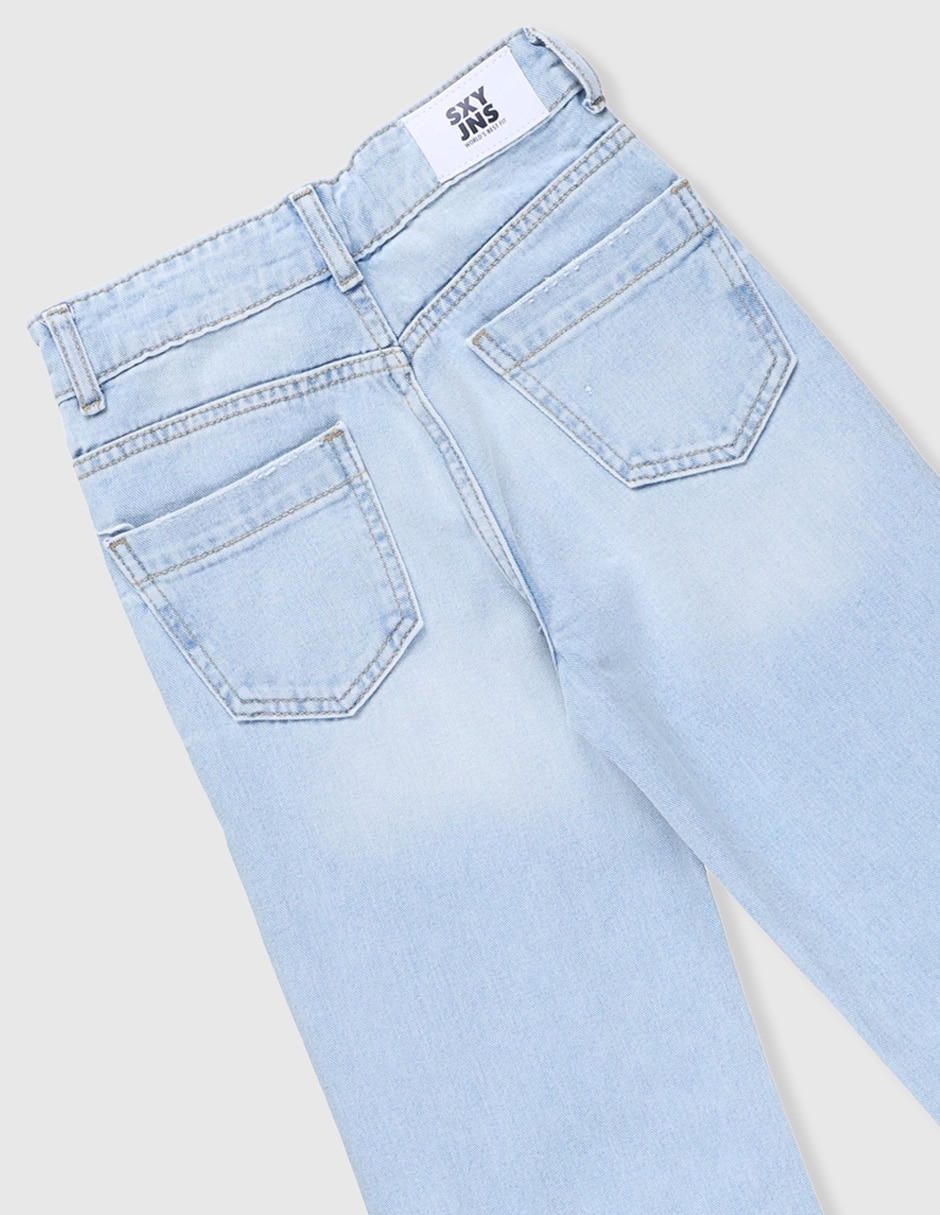 Jeans amplio para niña 6
