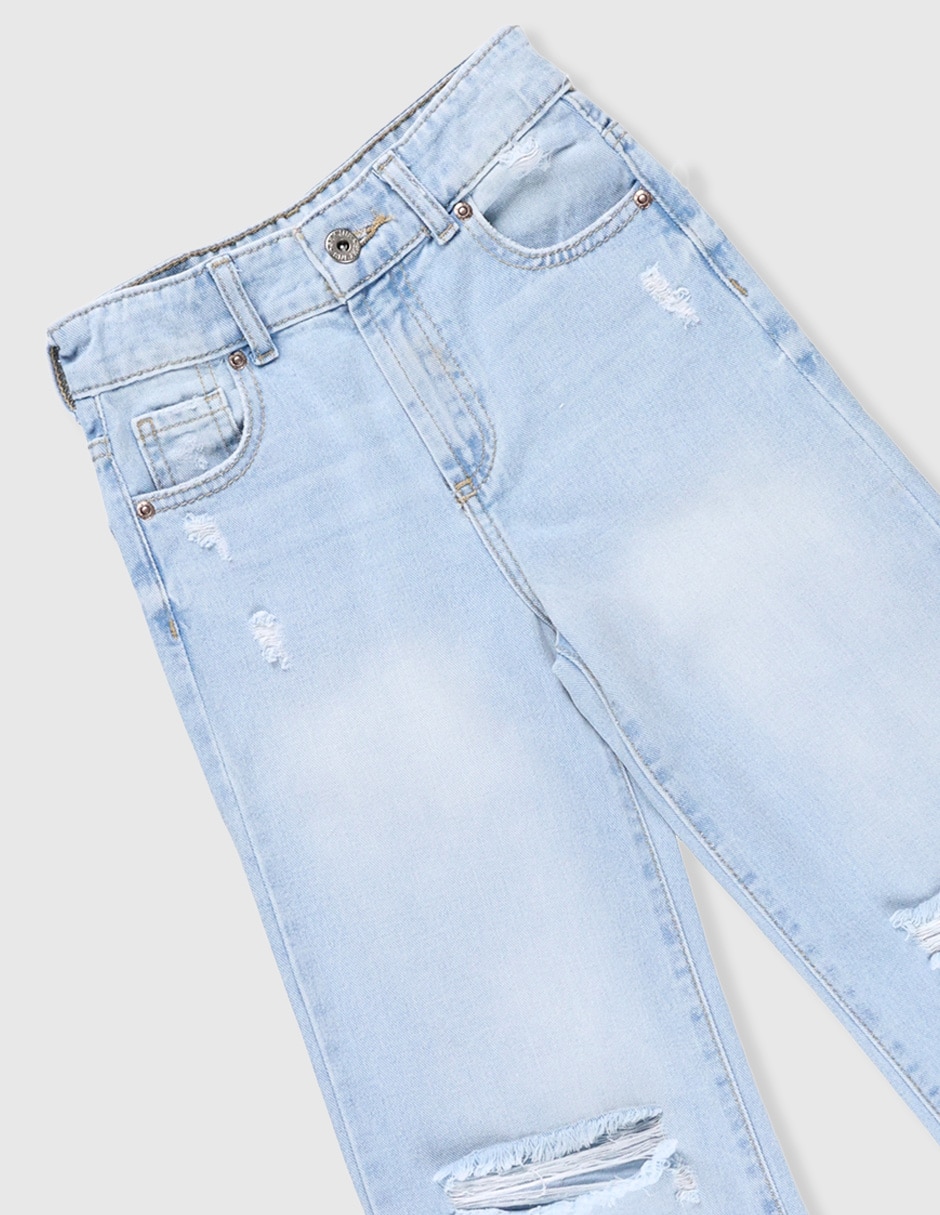 Jeans amplio para niña 7
