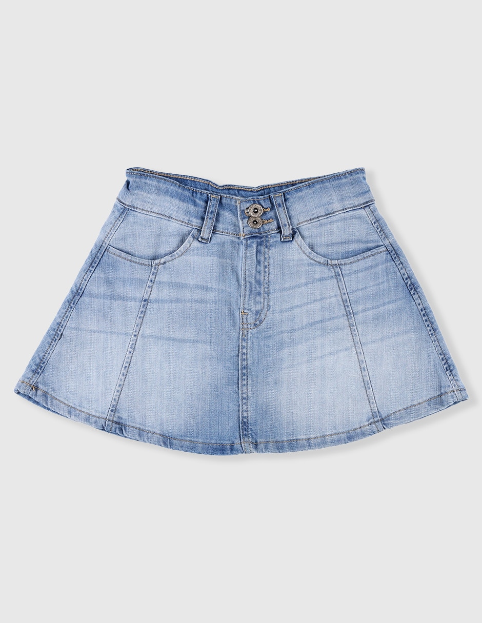 Falda Sexy Jeans de mezclilla para niña