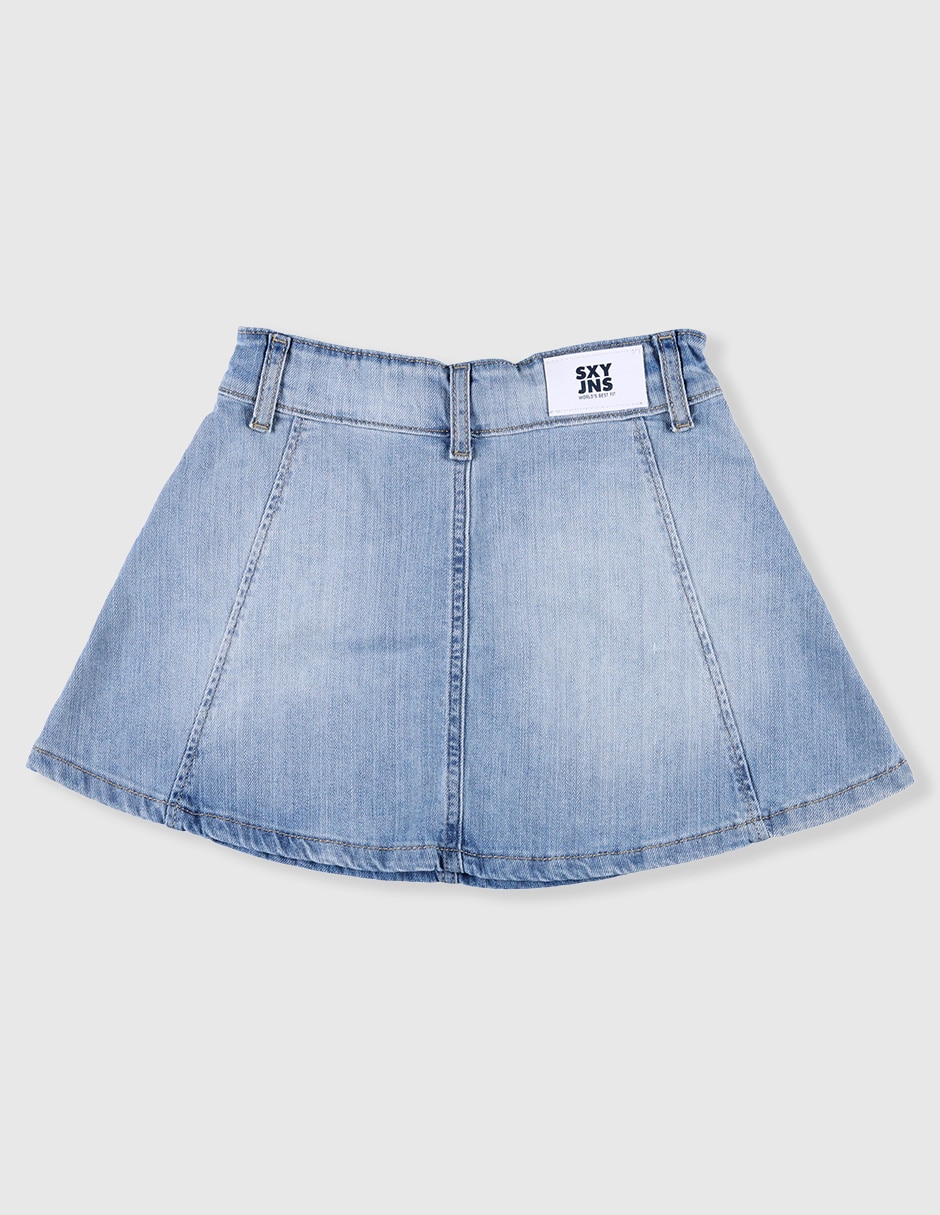 Falda Sexy Jeans de mezclilla para niña