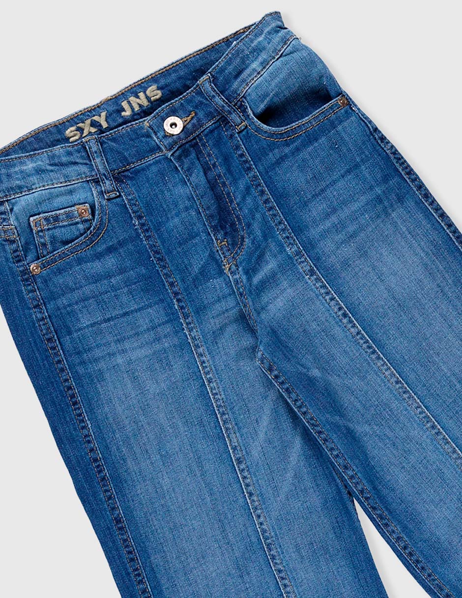 Jeans straight para niña 7