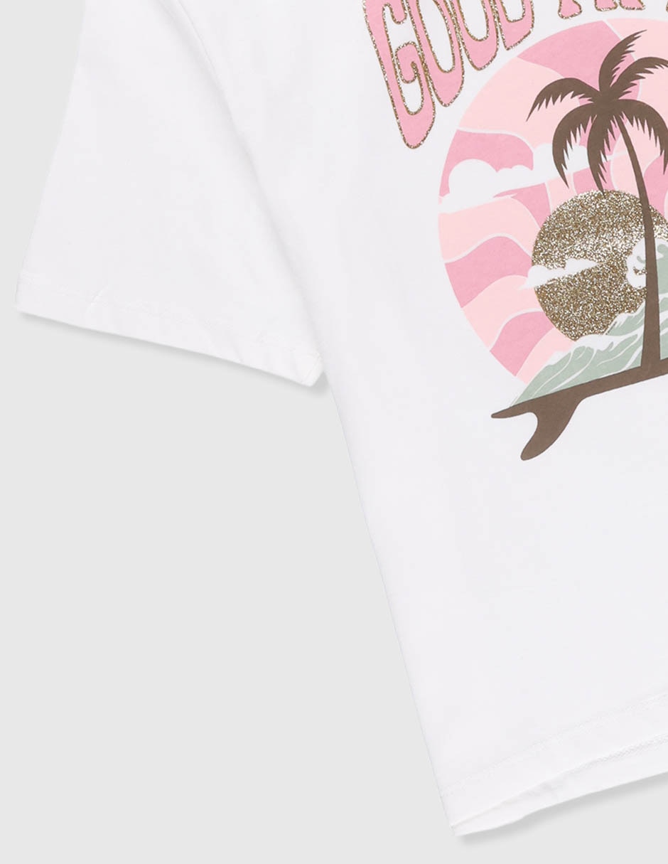Playera Name It manga corta para niña