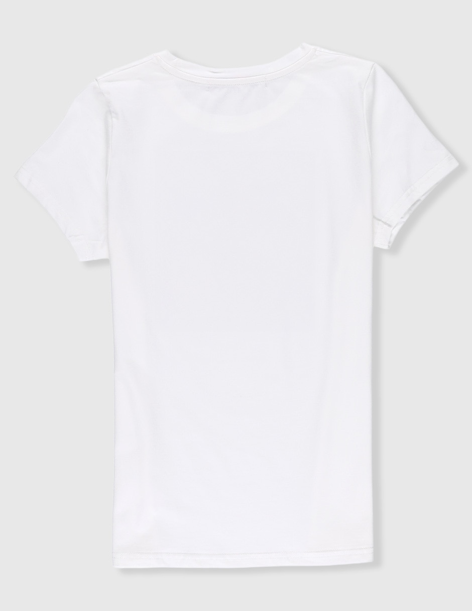 Playera Biography manga corta para niña