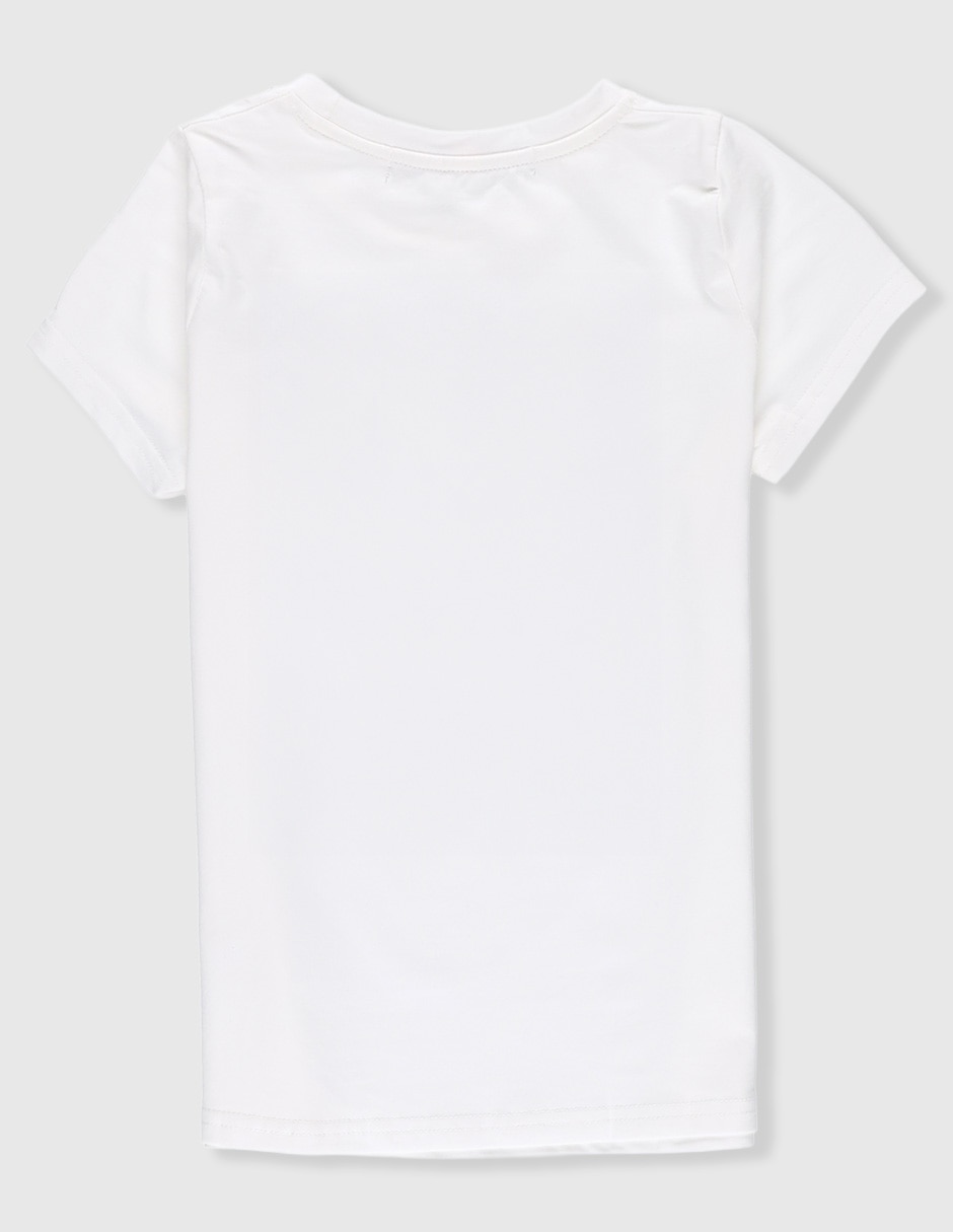 Playera Biography manga corta para niña