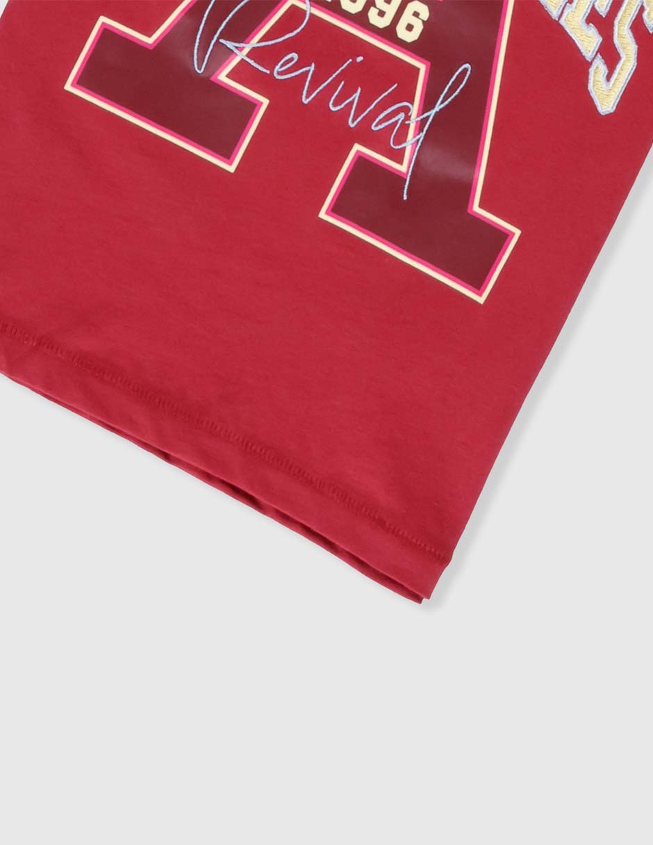 Playera Only manga corta para niña