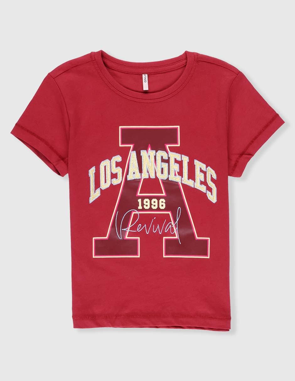 Playera manga corta para niña Playera manga corta para niña