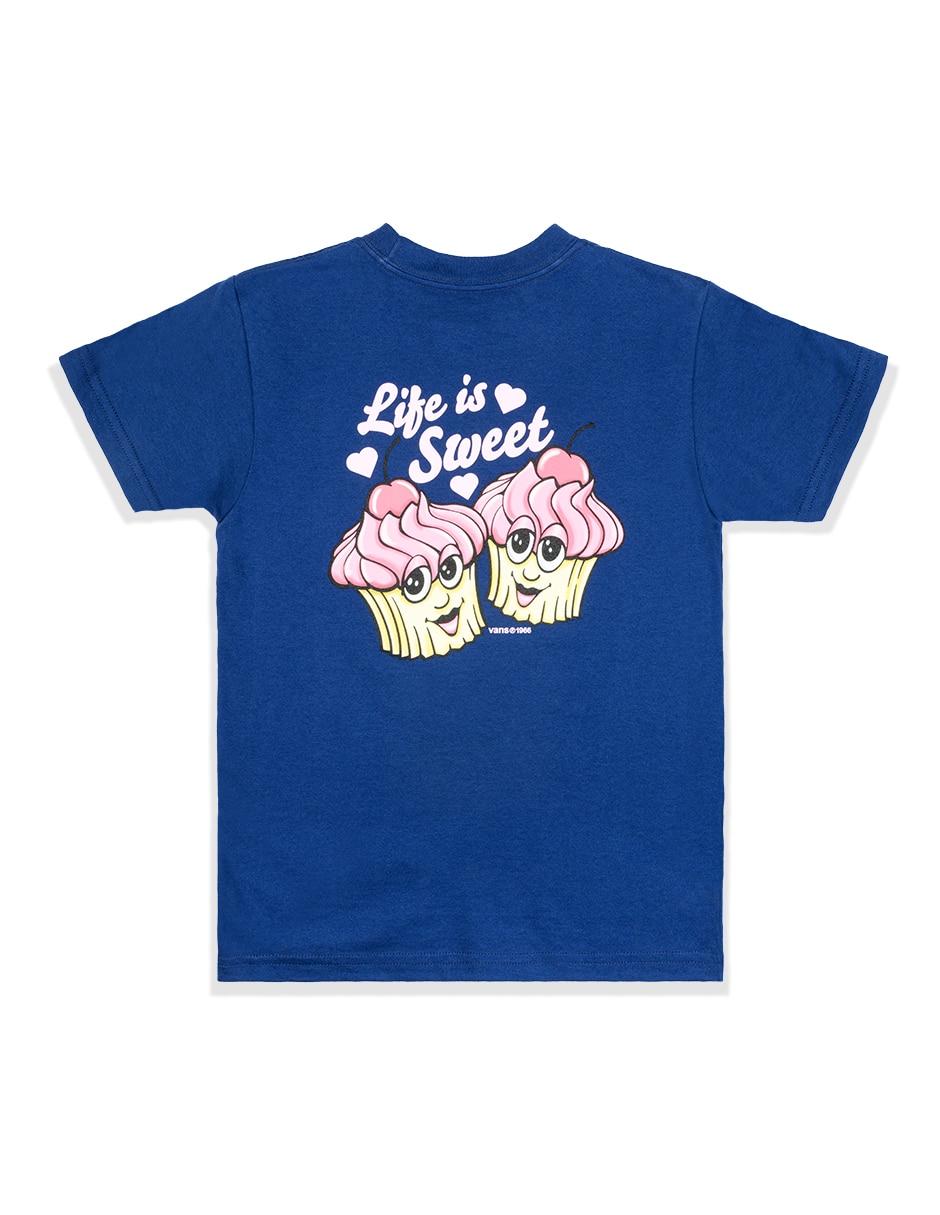 Playera Vans manga corta para niña