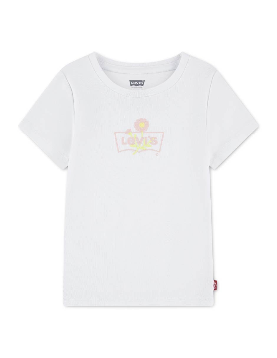 Playera manga corta para niña