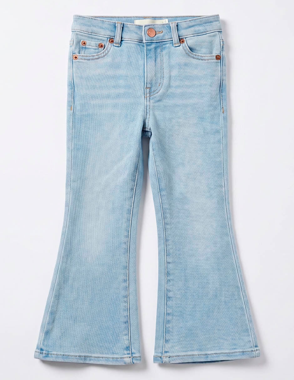 Jeans flare levi´s lavado medio para niña 2