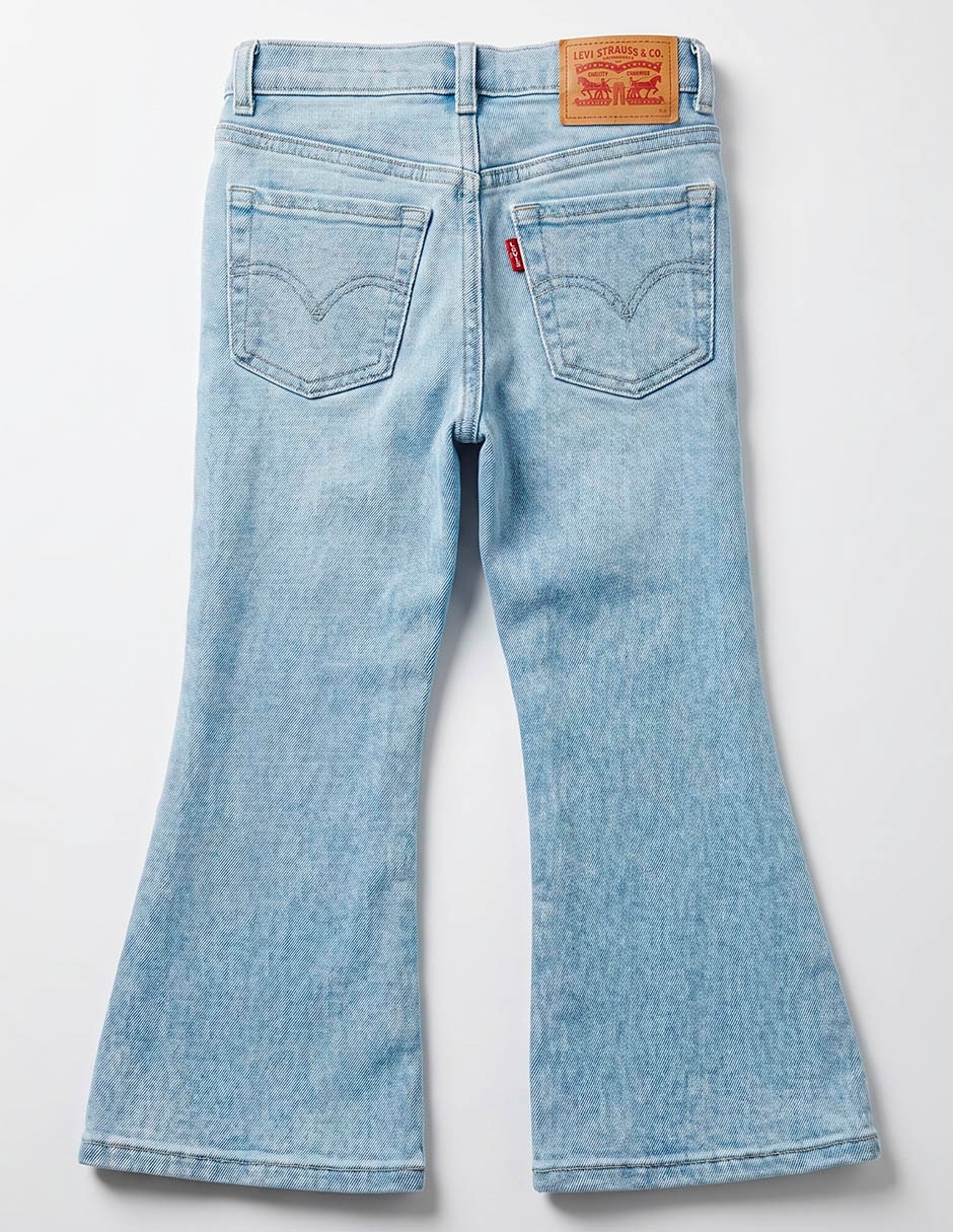 Jeans flare levi´s lavado medio para niña 3