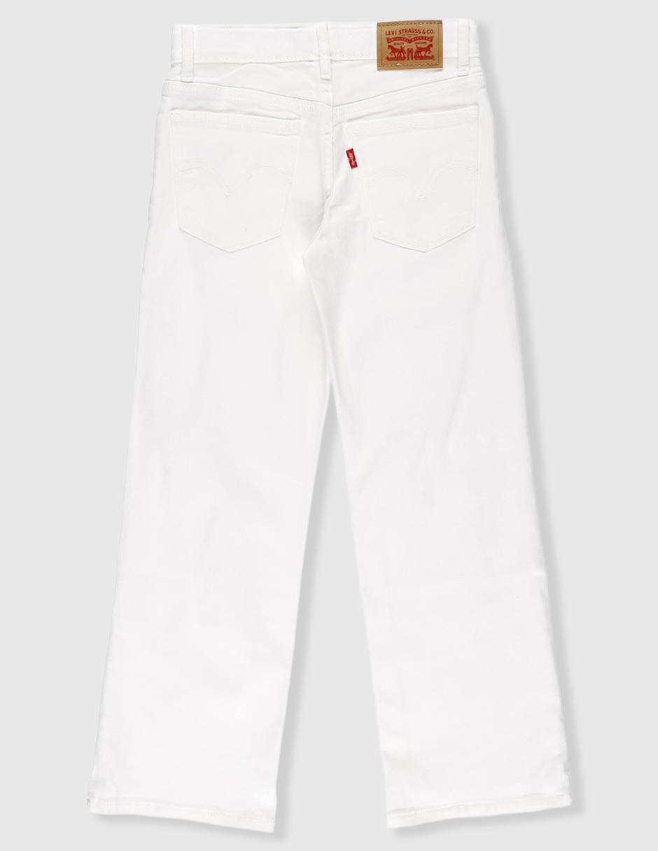 Jeans relaxed amplio levi's lavado claro para niña