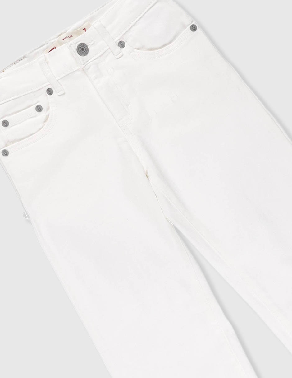 Jeans relaxed amplio levi's lavado claro para niña